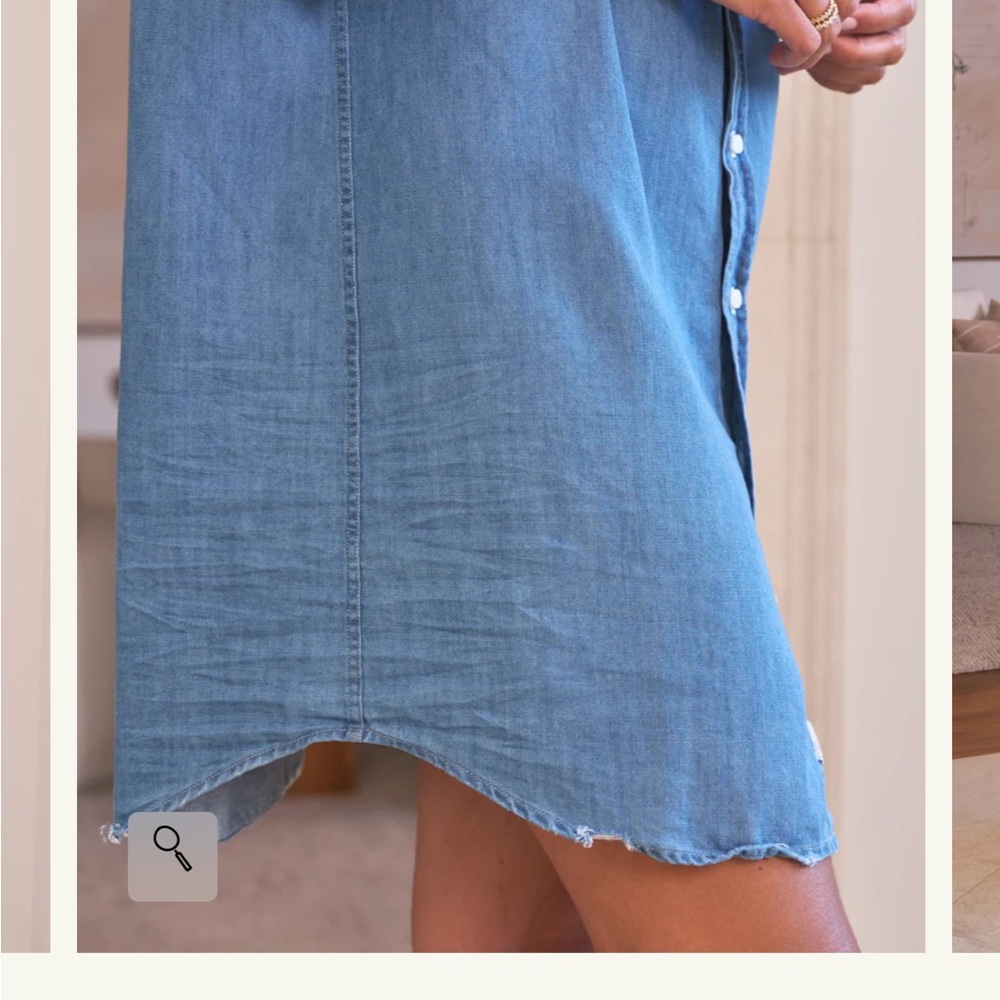 Frank & Eileen Blue Denim Mini Dress - Picture 3 of 13